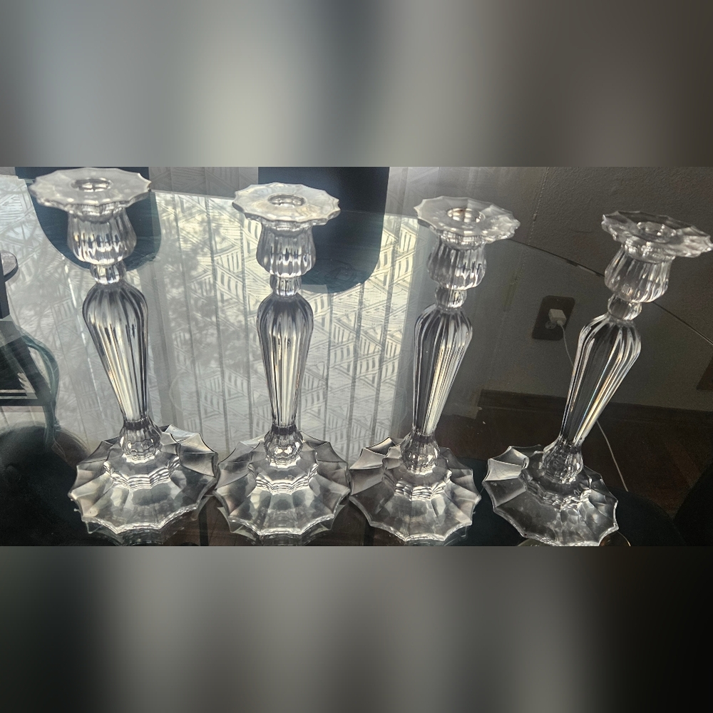 Mikasa candle holders.
